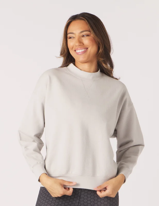 Weekend Savings Bonanza Vintage Oversized Crew: Ash Grey