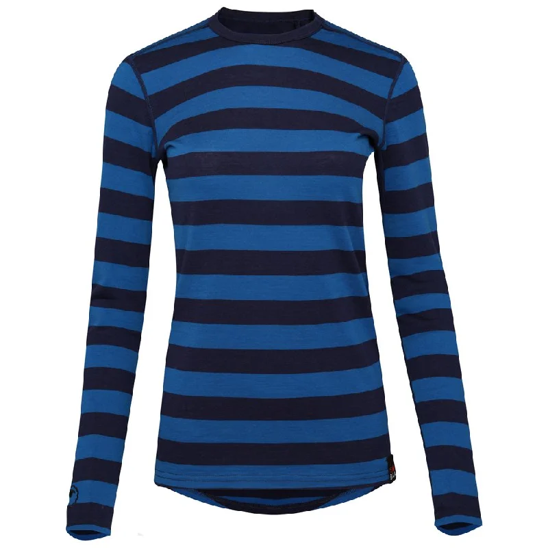 Year-End Deals Womens Merino 180 Long Sleeve Crew (Navy/Blue)