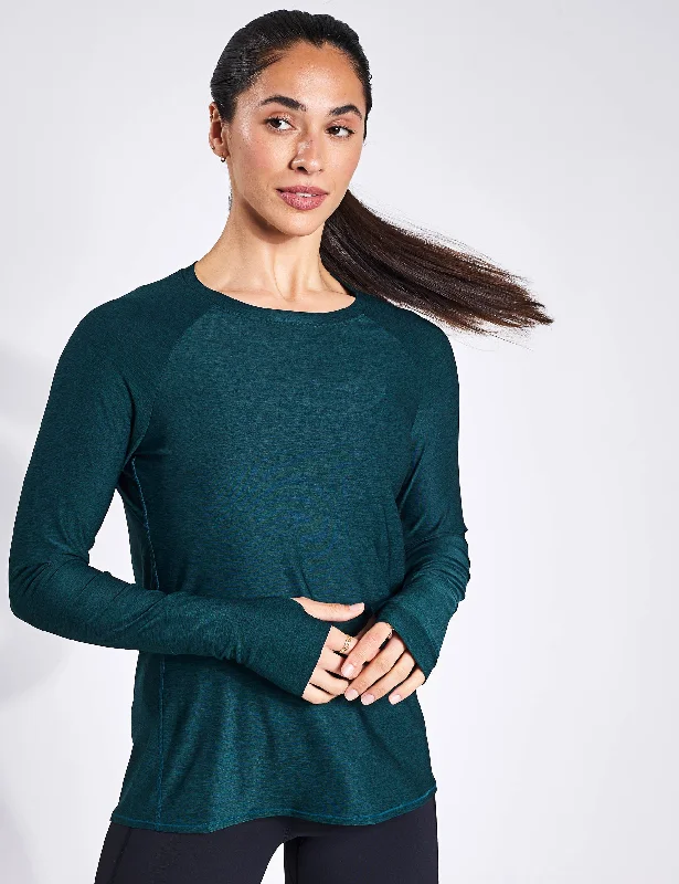 Weekend Discounts to Snag Tempo Performance Longsleeve - Rainforest