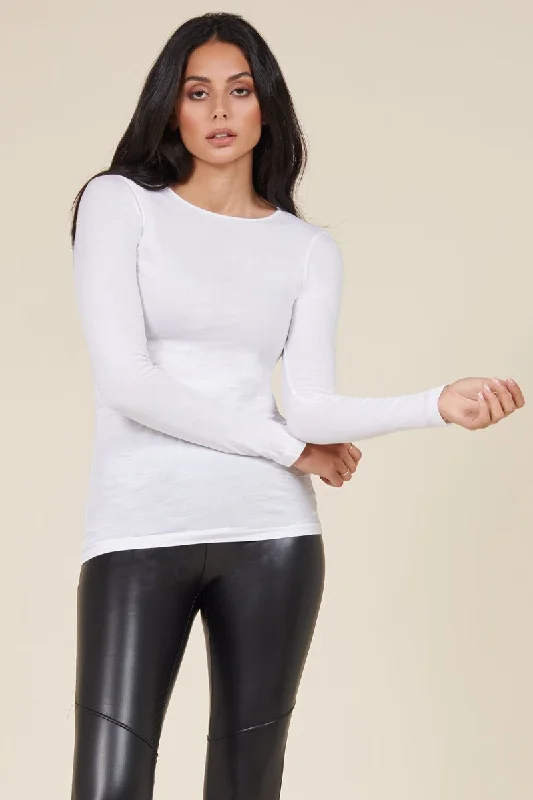 Weekend Price Cuts Galore LONG SLEEVE CREW NECK