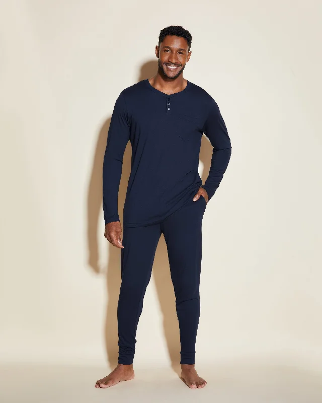 Men's Henley & Jogger Pajama Set