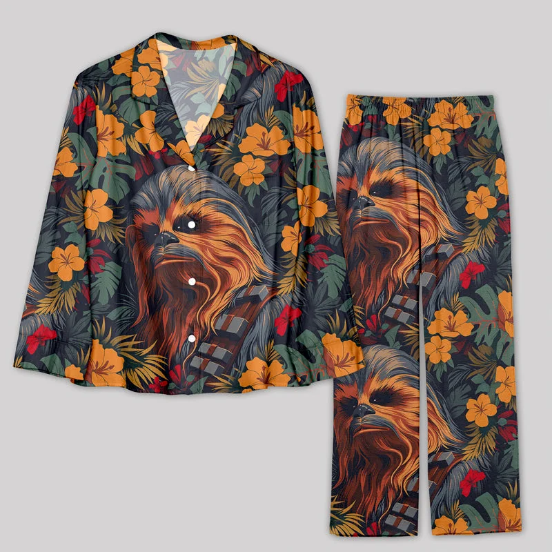 Chewbacca Flowers and Trees From Pajamas Set