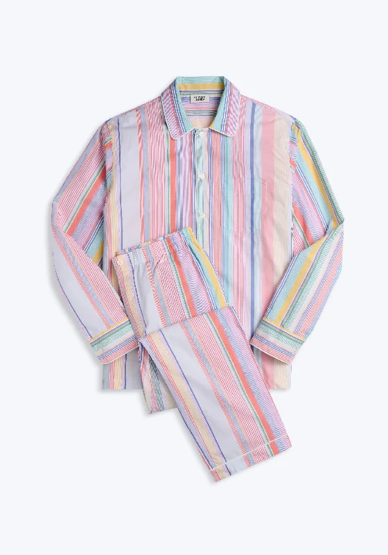 Henry Pajama Set in Vintage Stripe