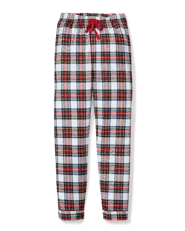 Men's Brushed Cotton Pants in Balmoral Tartan