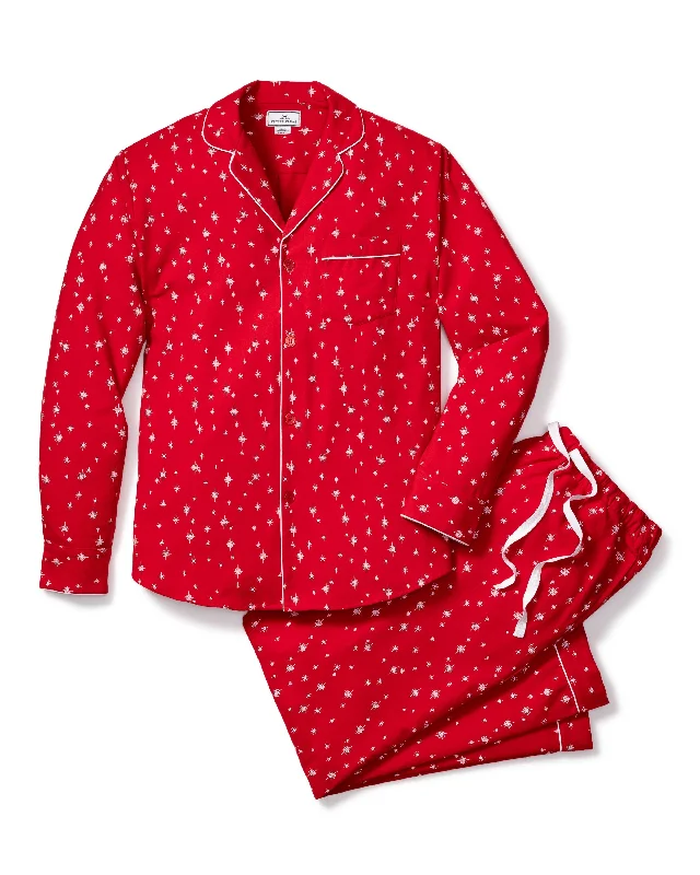 Men's Flannel Pajama Set in Starry Night