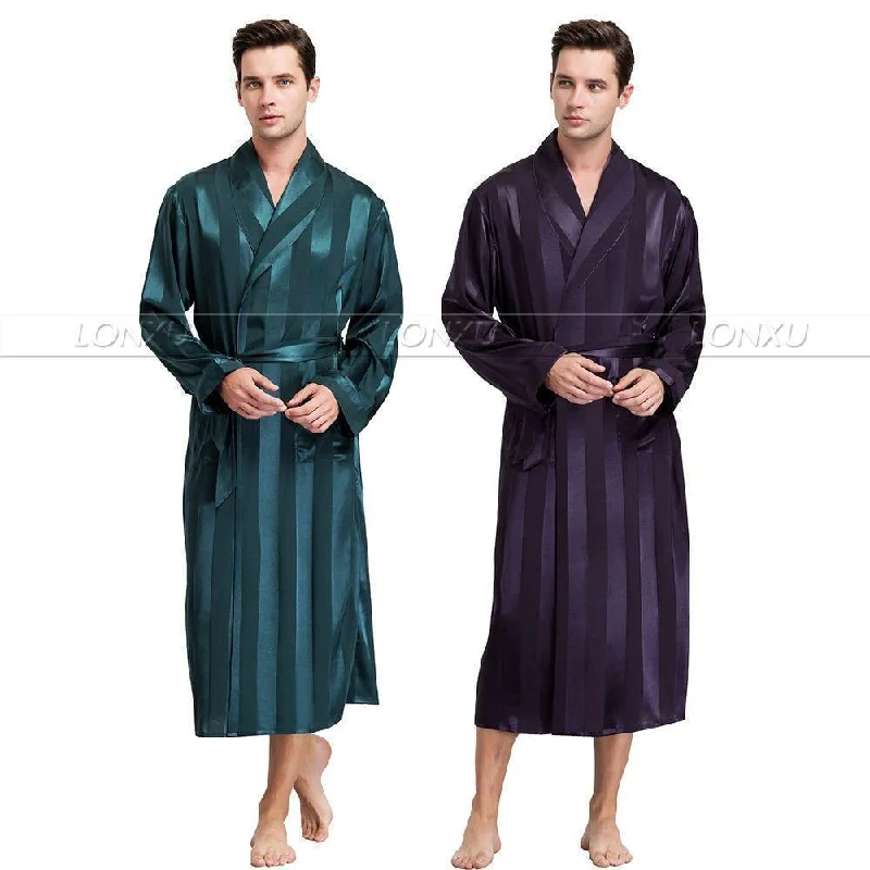 Night Games Men Striped Nightgown