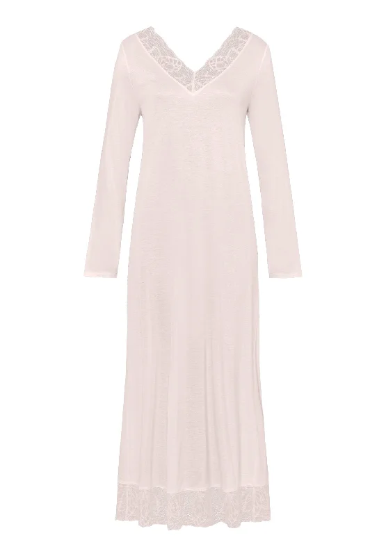 Elia Lace Trim V-Neck Nightgown | Salsa Rose 74990-2303