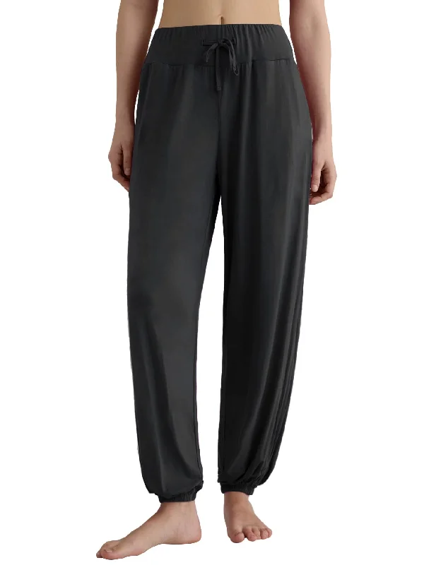 Women's Viscose Harem Lounge Pants Palazzo Pajama Bottoms