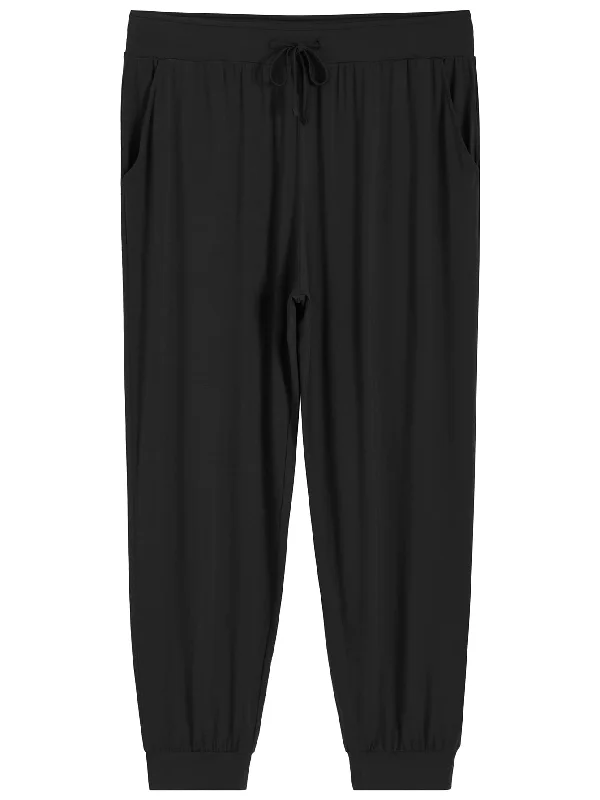 Women's Plus Size Jogger Pajama Pants Comfy Lounge Pants with Pockets