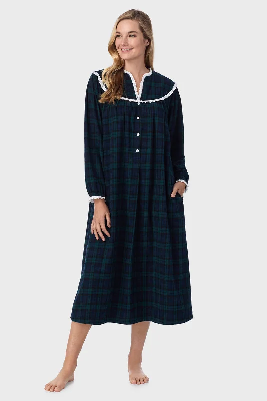 Lanz of Salzburg Flannel Long Gown