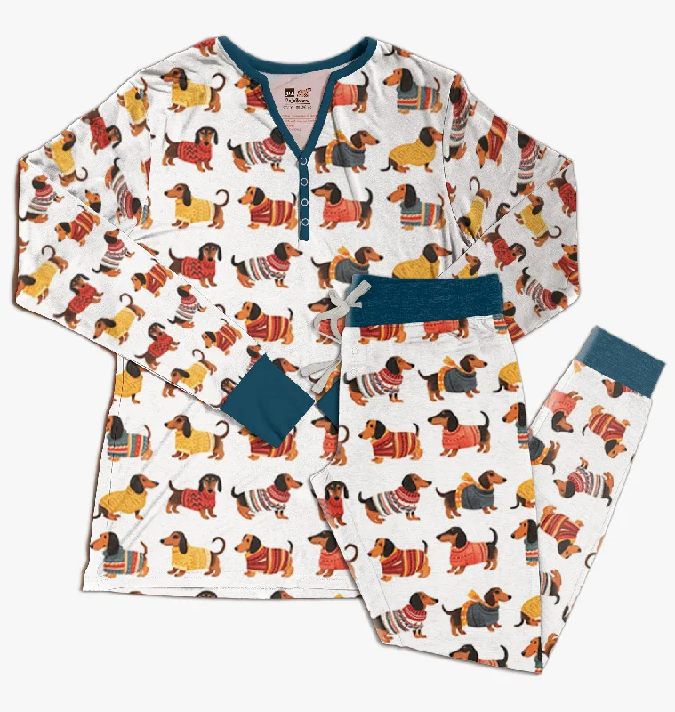 Pajabear Pajama Sets Cute DachShund