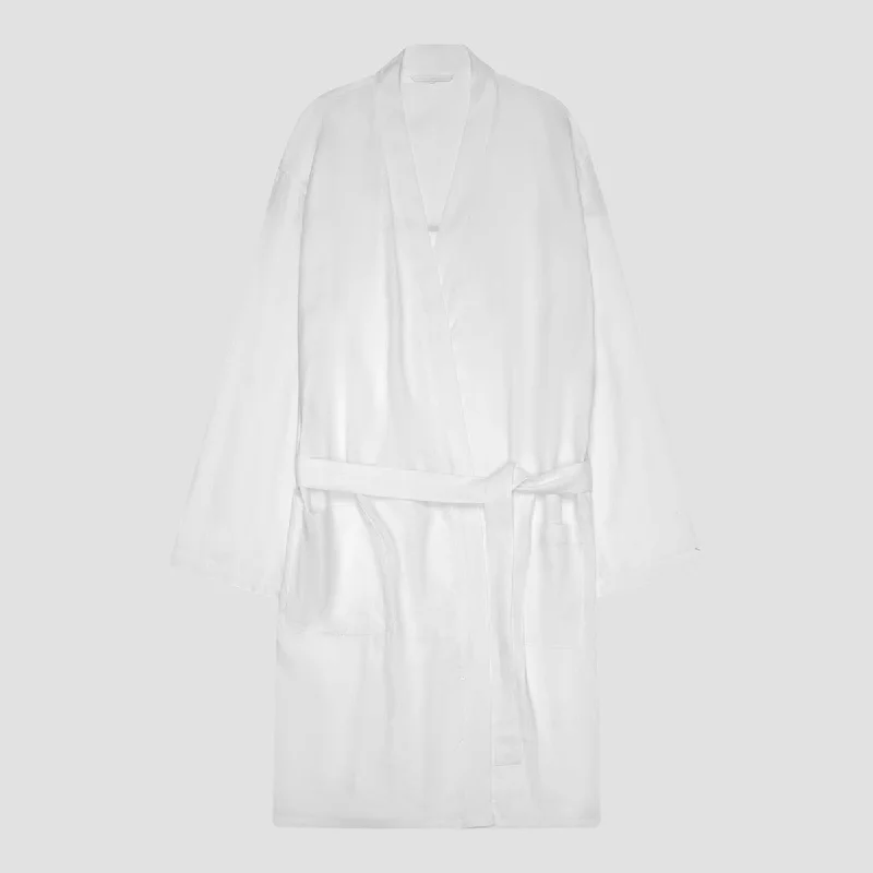 Pearl Linen Robe