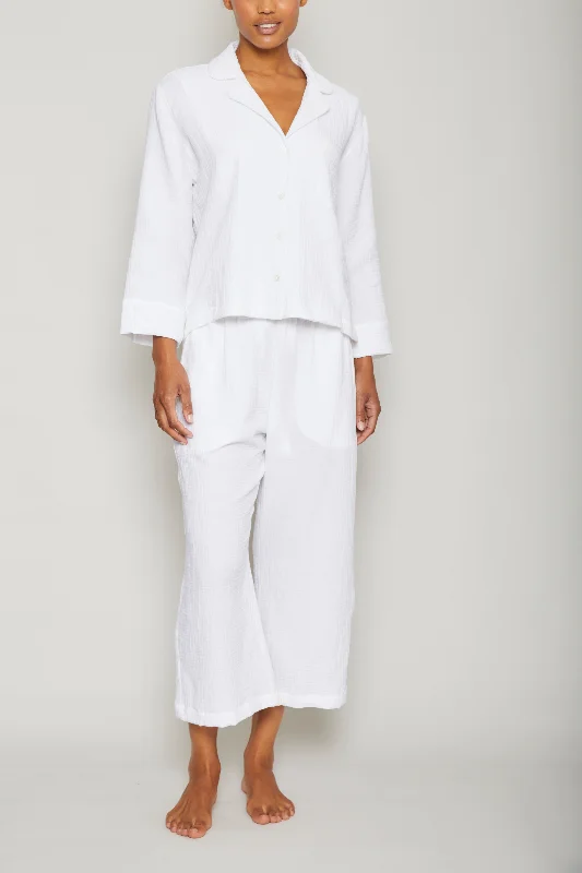 Sato Angel Pajama Set - White