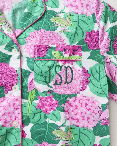 Secret Garden - Sleep Shirt - Pink Hydrangea