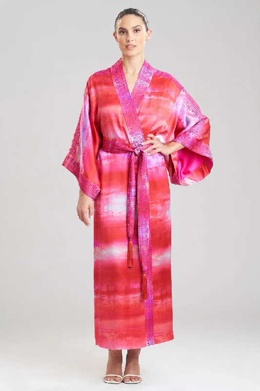 Yoriko Embroidery Silk Robe