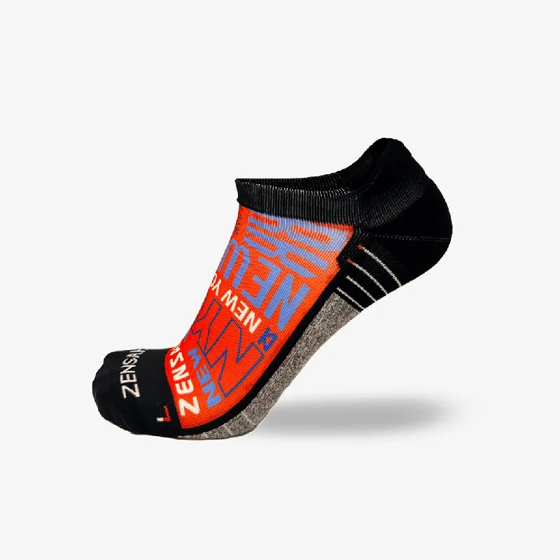 Busy New York Running Socks (No Show)