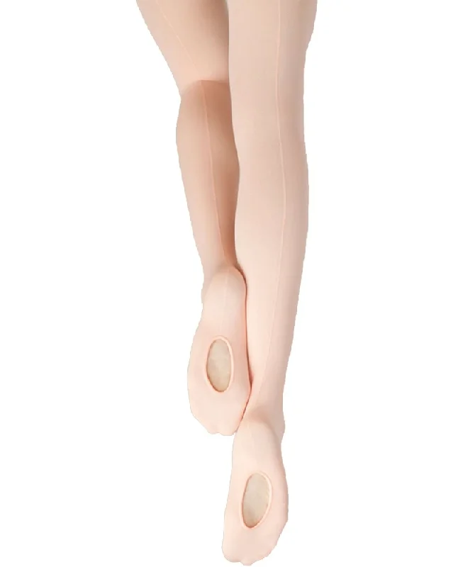 Capezio Professional Mesh Back Seamed Transition Dance Tights - 9C Girls