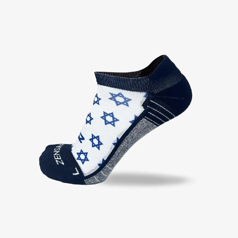 Classic Star of David Running Socks (No Show)