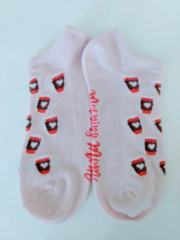 Morning Mom Coffee Ankle Socks