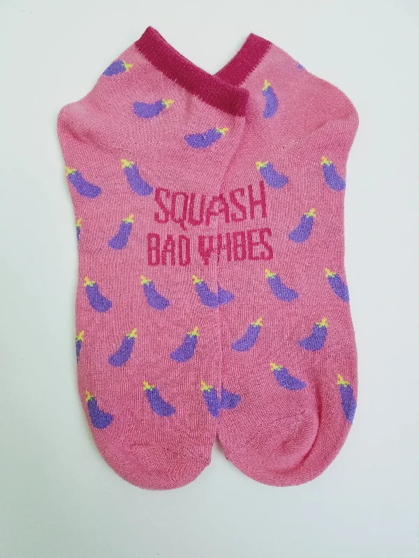 Eggplant Squash Ankle Socks