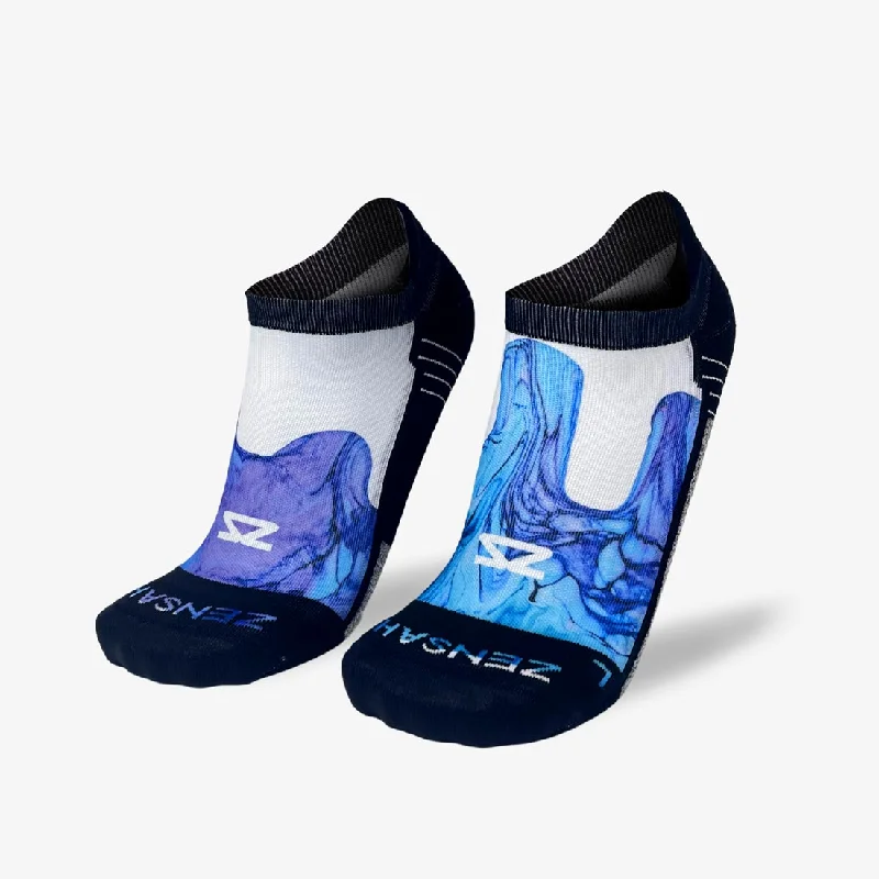 Fluid Drips Running Socks (No Show)