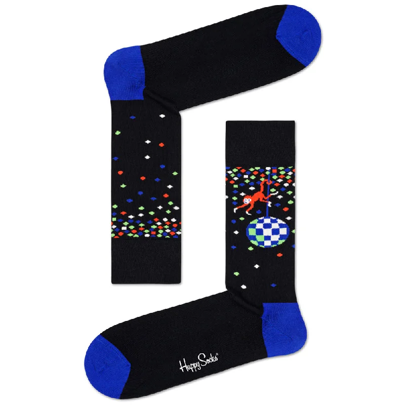 Happy Socks Women's Crew Socks - Disco Monkey