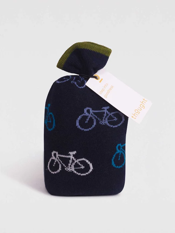 Idris Bamboo Bike Socks In A Bag - Multi