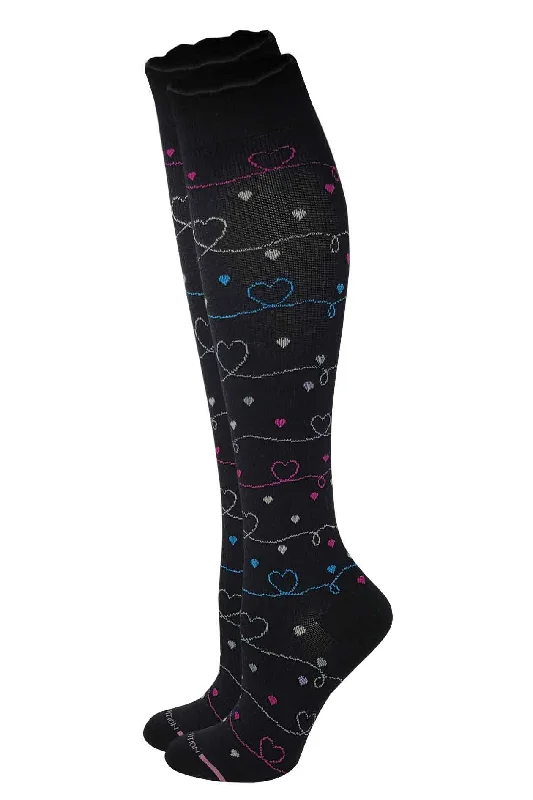 Knee-High Compression Socks | Heart Line | Women's (1 Pair)