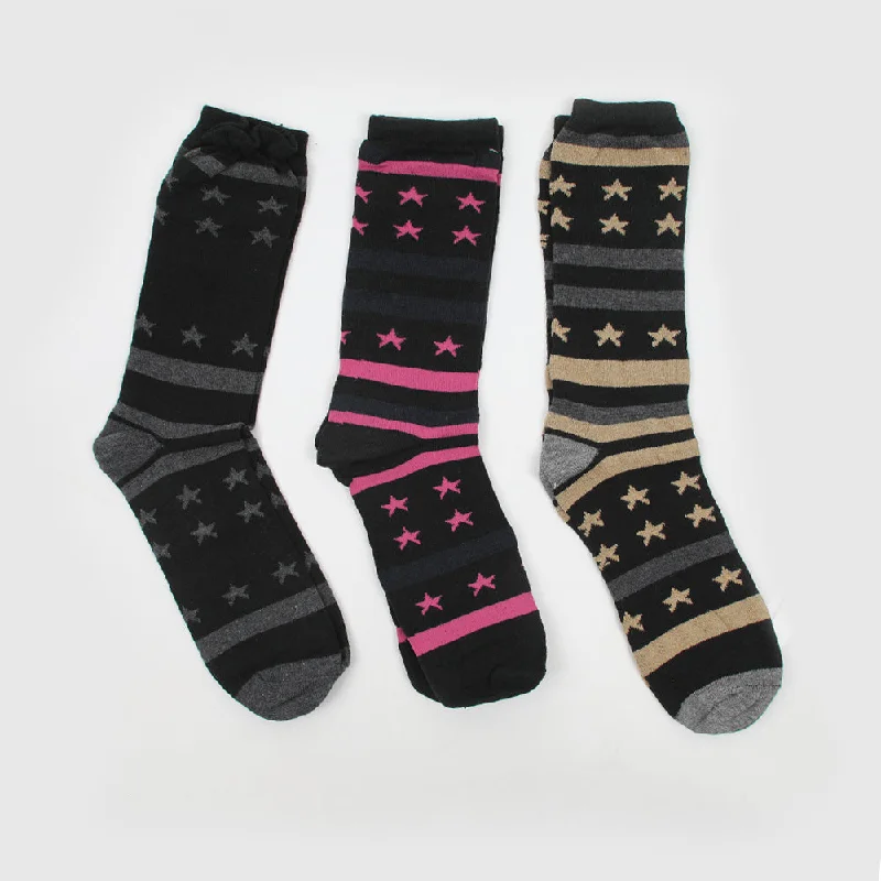 Men’s Colorful Socks 3Pcs - Multi Color