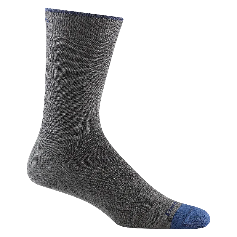 Men's Solid Crew  Lightweight Lifestyle Sock