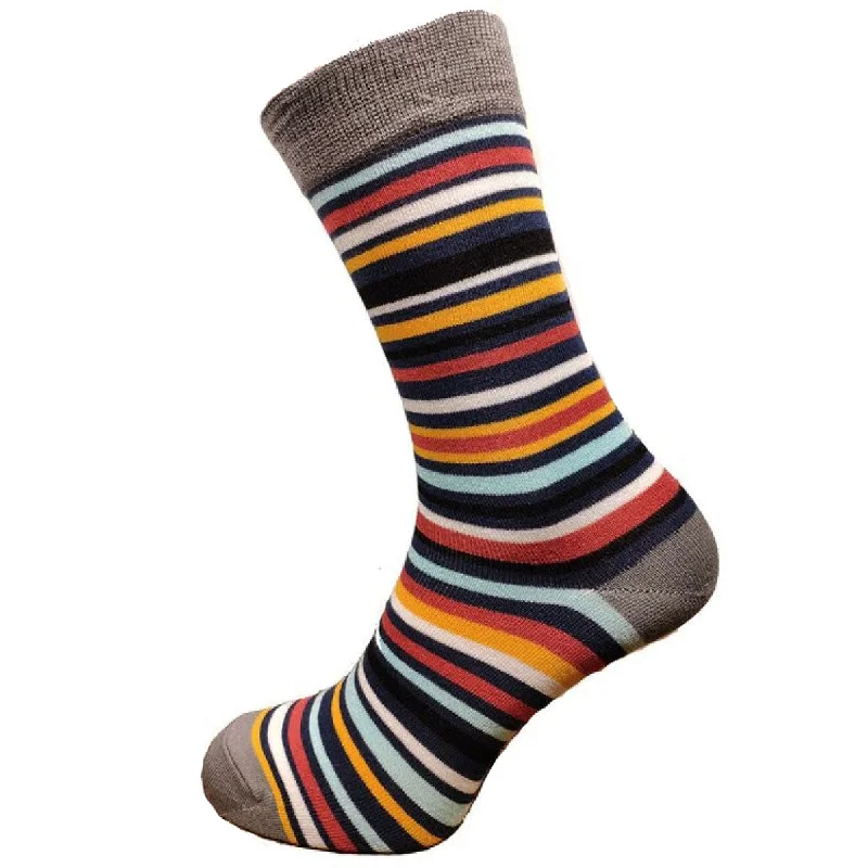 Multi Stripe Bamboo Socks