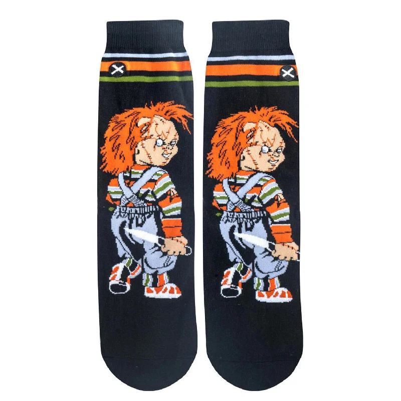 Odd Sox Women's Crew Socks - Chucky's Back (Chucky)