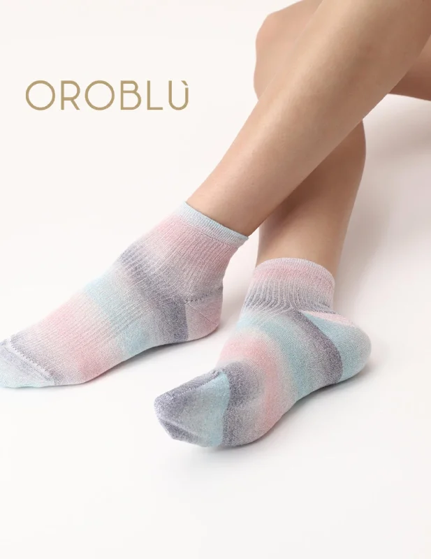 Oroblu Sale Glowing Ankle Socks Multicolour VOBC67412