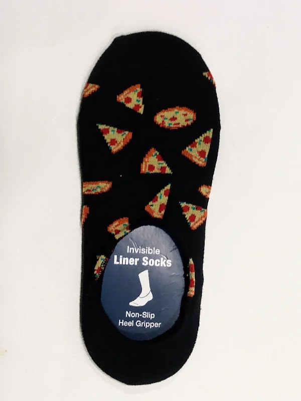 Pizza No Show Liner Ankle Socks