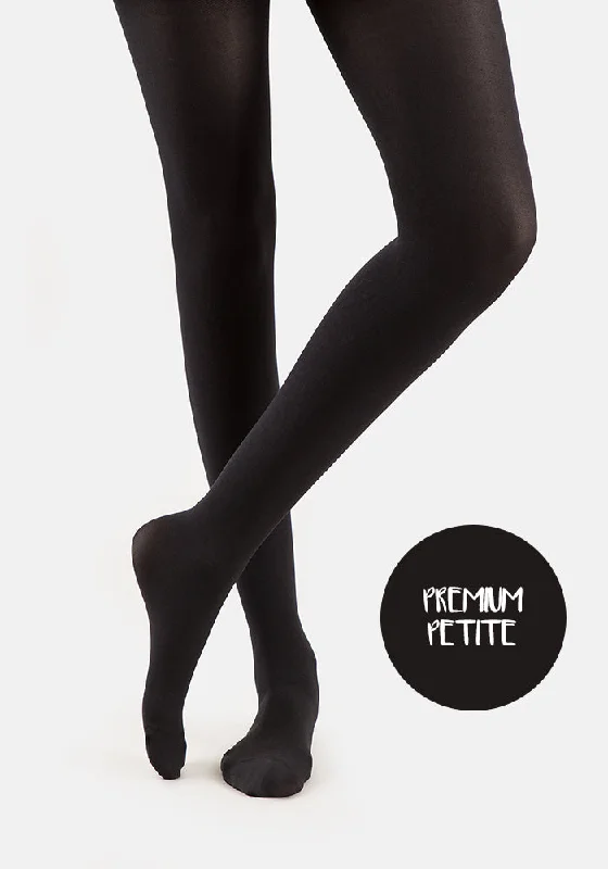 Premium Petite 50 Denier Tights Black