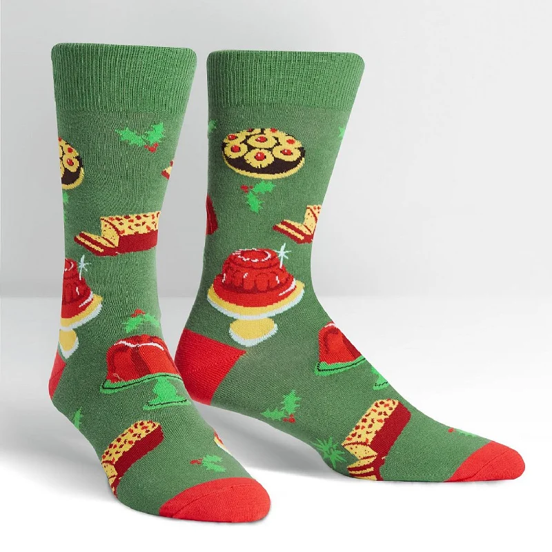 Don't Delay Sock It To Me Men's Crew Socks - Getting Jiggly With It