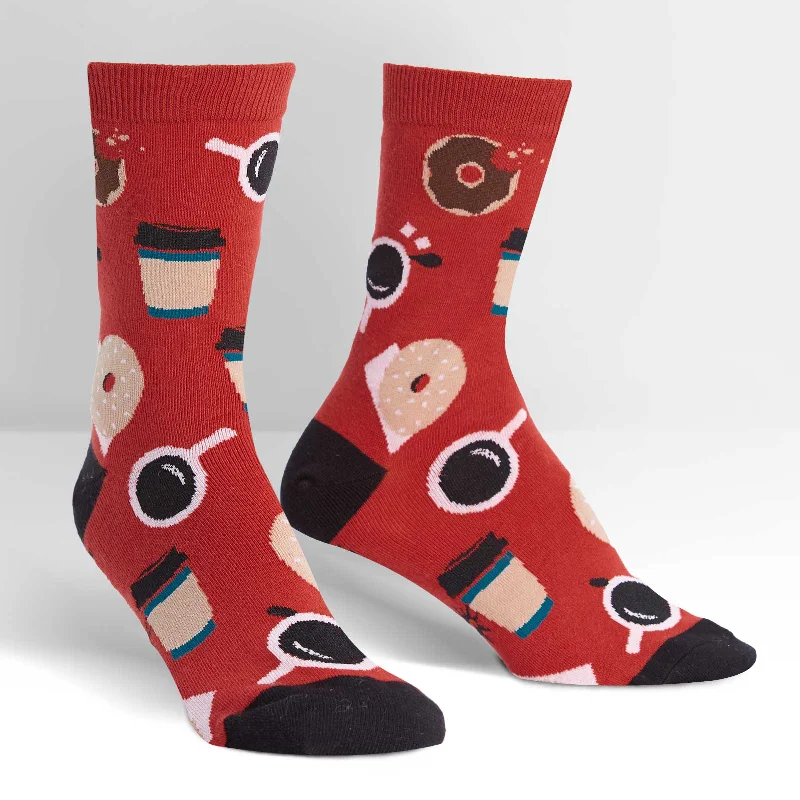 Sock It To Me Women's Crew Socks - Coffee Break