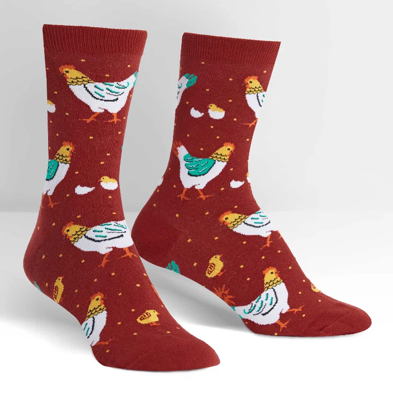 Sock It To Me Women's Crew Socks - Mother Hen