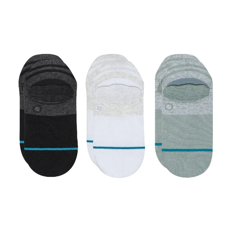 Stance "Gamut 2" Assorted Combed Cotton No-Show Socks (3 PK)