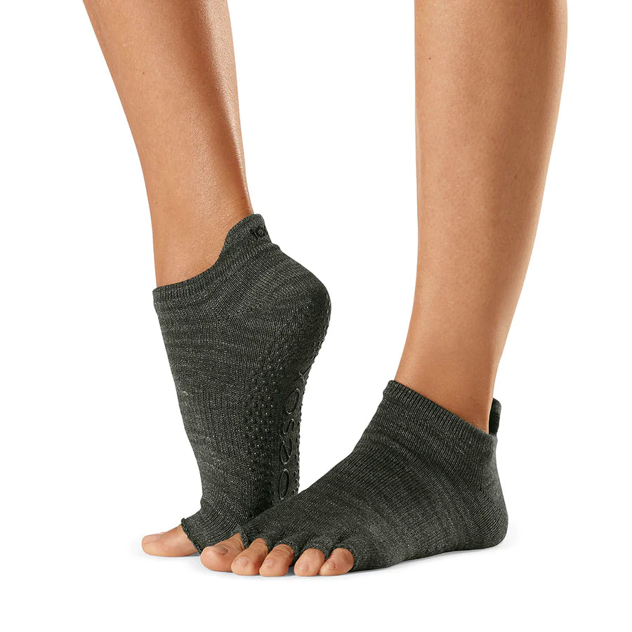 TOESOX Grip Half Toe Low Rise - Jade