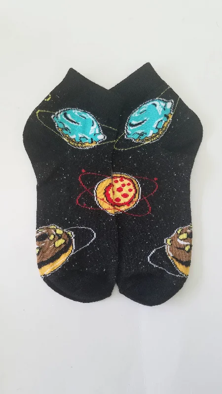 Outer Space Donuts Ankle Socks