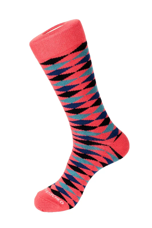 Massive Savings Checkered Diamond Crew Sock