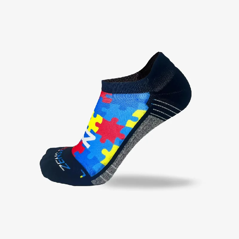 Zensah x Autism Awareness Running Socks (No Show)